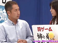 Hot asian game show babes fucked