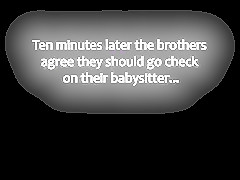 Threesome with bebysitter