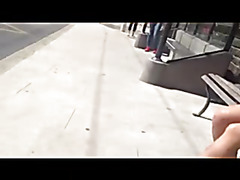 Legs in public (compilation + bonus cum)