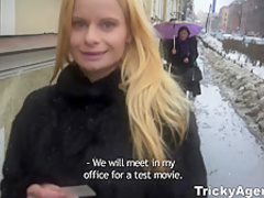 Tricky Agent - Marina - Perfect pussy debut