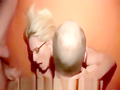 Horny pornstar in hottest blonde, straight adult movie