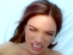 Horny pornstar in amazing blowjob, interracial sex video