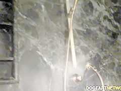 Ebony Nia Nacci Receives Multiple Facial Cumshot