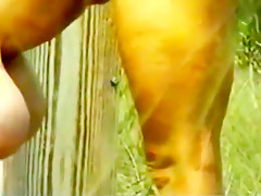 Busty dusty wet