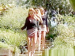 Incredible pornstars Nina Kornikova, Goldie Mchawn and Sana Fey in crazy blowjob, lingerie xxx video