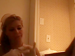 Incredible homemade Blonde, Rimming adult video