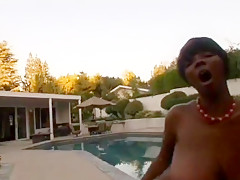 Hottest pornstar Stacy Adams in fabulous pov, black and ebony adult clip