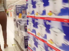 college girl in nice jeans green