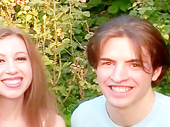 College slut Couple In First Ever Suck & Fuck