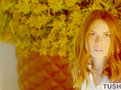 TUSHY Hot Hotel Maid Gets Ass Dominated By A Power Couple