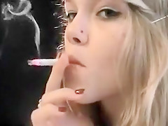 Horny amateur Smoking, Blonde xxx scene