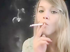 Horny amateur Smoking, Blonde xxx scene