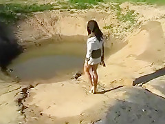 Exotic homemade Outdoor sex movie