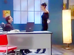 Hot milf seduces coworker to fuck her