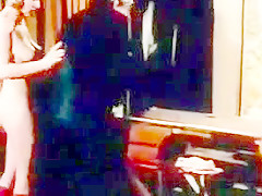 Vintage creampie what does she say in german?