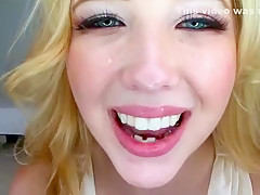 Incredible homemade POV, Facial sex clip