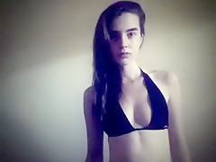 Hottest amateur Brunette, Solo Girl sex video