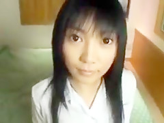 Hottest Japanese girl in Fabulous Blowjob, Brunette JAV movie
