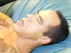 Chubby Black Chick Riding White Schlong