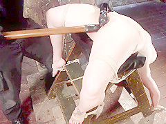 Bella Rossi & The Pope in Big Tits, Brutal Bondage, Extreme Corporal Punishment, And Squirting Orgasms - HogTied