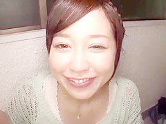 Hottest Japanese whore Yuu Shinoda in Incredible Facial, Threesome JAV clip