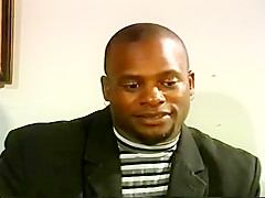 Hot Black on Ebony Threesome in the Office