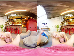 Via Lasciva in Naked Blondie Satisfies Desires - TMWVRNet