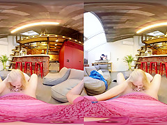 Via Lasciva in Naked Blondie Satisfies Desires - TMWVRNet