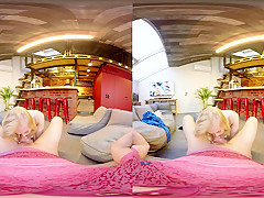 Via Lasciva in Naked Blondie Satisfies Desires - TMWVRNet