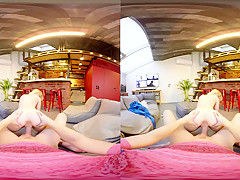 Via Lasciva in Naked Blondie Satisfies Desires - TMWVRNet