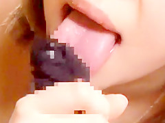 Amazing Japanese girl Mei Kago in Fabulous Stockings, Close-up JAV scene