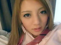 Hottest Japanese model Risa Tsukino in Exotic Facial, Handjobs JAV video