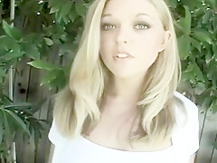 Nubile Blonde Shows Off Her Talents