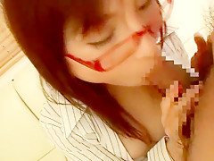 Fabulous Japanese girl Reira Minazuki in Exotic Secretary, Public JAV clip