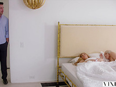 VIXEN Two Curvy Roommates Seduce and Fuck Married Neighbor