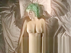 Green Hair Party Girl