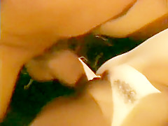 Slutty bitch makes the rounds and gets fucked in the front and the rear