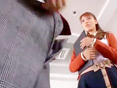 Hottest Japanese whore in Horny Blowjob, MILF JAV video