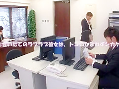 Fabulous Japanese slut Chika Eiro in Exotic Blowjob, Office JAV scene