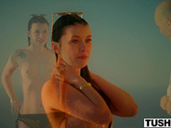 TUSHY Girlfriend Cheats and Gapes When BF Leaves