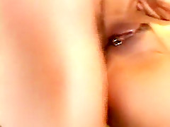 Well-graced slant-eyed slattern tames the hard beast with her cunt and ass