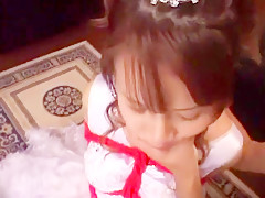 Hottest Japanese model Rino Konno in Fabulous Blowjob JAV scene