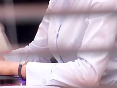 Exotic Japanese whore Hina Akiyoshi in Incredible Stockings, Handjobs JAV movie