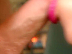 Sensuous brunette has a hard cock working its magic in her fiery cunt