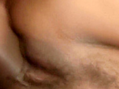 Wild ebony lesbians having fun with a strap-on dildo and a black stud