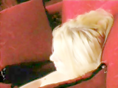 Sexy solo babe Saana has a big dildo and knows how to use it