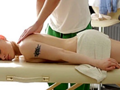 She wants a massage but he wants to fuck her and she agrees to it