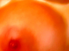 Buxom beauty with sexy legs Eliza feeds her hunger for rough anal sex