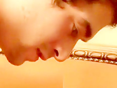 Bodacious and lustful blonde milf seduces and fucks her son's friend