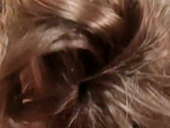 Petite Oriental chick with tiny boobs Max Mikita gags on a hard pole